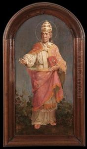 Portrait Of Pope Leo Xiii by Philip Alexius De Laszlo