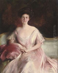 Portrait Of Miss Baird by Philip Alexius De Laszlo