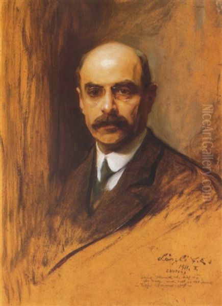 Zenesz Portreja (man With A Moustache) - view 1