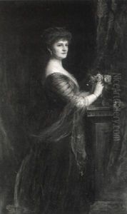Portrait Of Alison Cuninghame, Vii by Philip Alexius De Laszlo