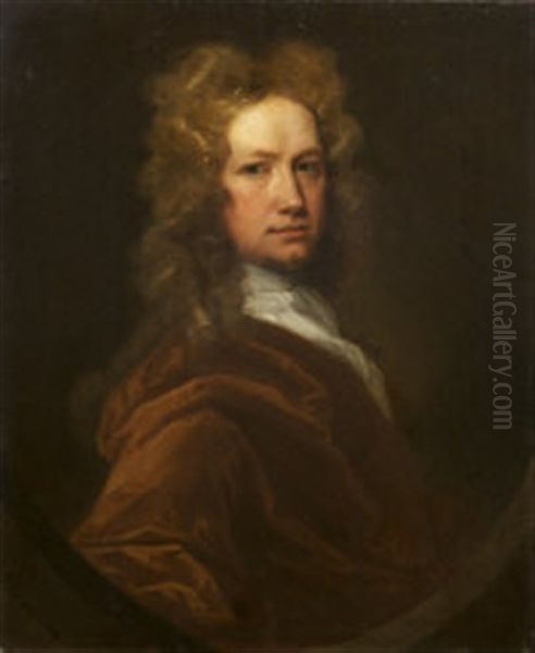 Portrait Of A Gentleman In A Brown Cloak, A Member Of The Gore Family Of Castle Gore, Co. Mayo And Newtown Gore, Co. Leitrim - view 1