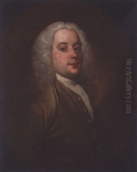 Portrait Of A Gentleman In A Brown Coat - view 1