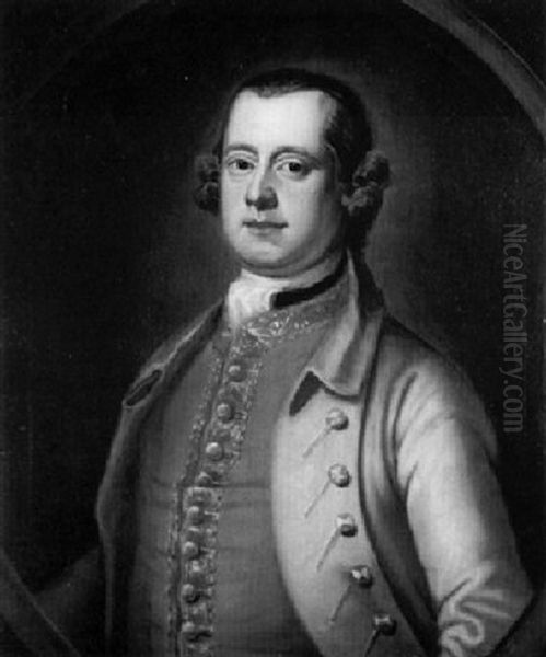 Portrait Of Charles Bolas In A Grey Coat - view 1