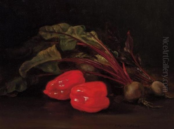 Still Life With Beets And Red Peppers - view 1