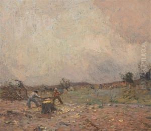 Woodcutters," C. 1922 by William Langson Lathrop