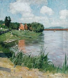 The Covered Bridge by William Langson Lathrop