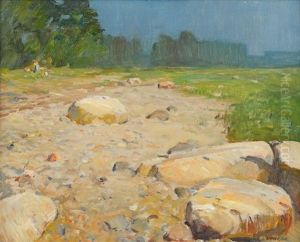 Lloyd Harbor Beach, Long Island by William Langson Lathrop
