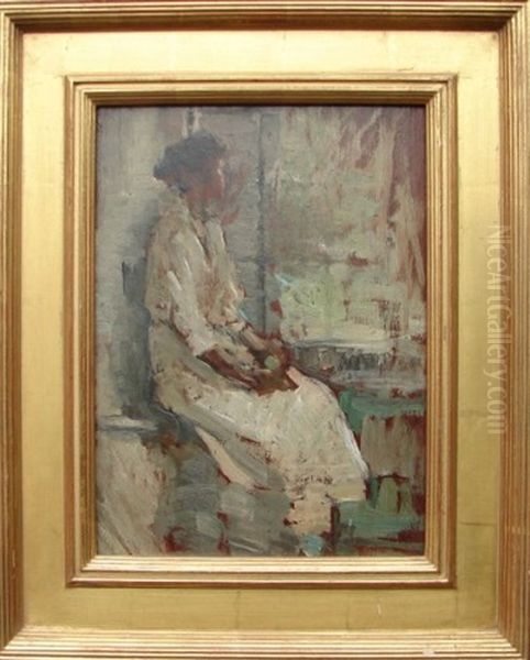 Sketch Of Lydia Scott At The Lathrop Home - view 1