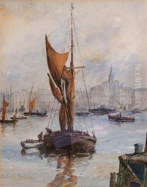 A Fishing Boat In A Harbour - view 1
