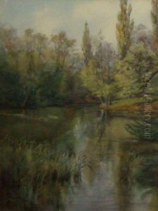 A Quiet Pool by Hesketh Davis Bell