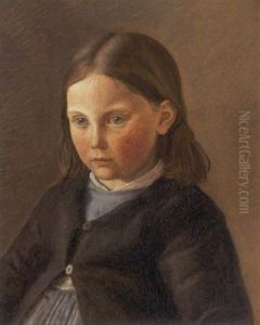 Portraet Af Lille Pige