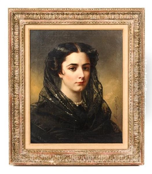 Portrait Of A Lady In Mourning - view 1