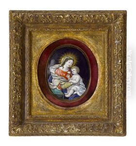 Madonna Mit Dem Jesusknaben by Jacques I Laudin