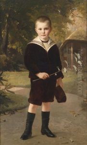 Junge Im Matrosenanzug by Heinrich Lauenstein