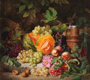 Still Life With Fruit And A Pottery Jug