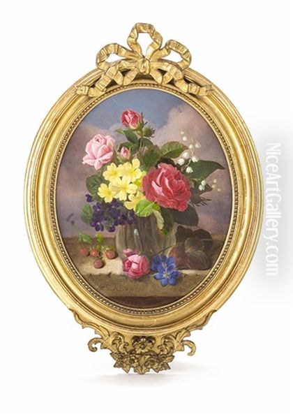 Alpenblumen (+ Stillleben Mit Blumen Und Himbeeren; Pair) - view 1