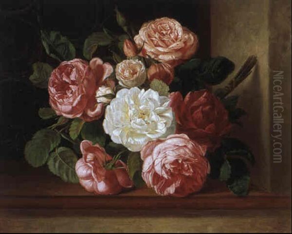 Blumenstrauss In Einer Fensternische - view 1