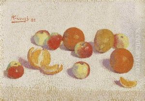 Nature Morte Aux Pommes Et Aux Oranges