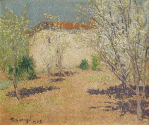 Fin De Matinee De Printemps A L'alouette by Achille Lauge