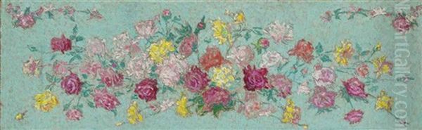 Esquisse De Fleurs Pour Les Gobelins - view 1