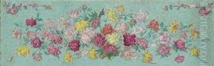 Esquisse De Fleurs Pour Les Gobelins