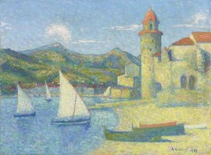 Collioure, Le Phare by Achille Lauge