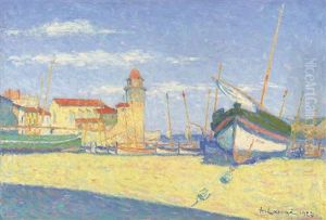 Barque De Peche A Collioure by Achille Lauge