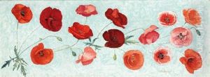 Les Coquelicots by Achille Lauge