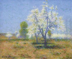 Le Verger En Fleurs by Achille Lauge