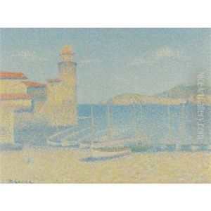 Le Port De Collioure by Achille Lauge