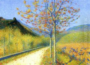 La Route Aux Environ D'alet-les-bains by Achille Lauge