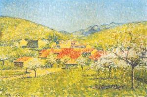 Les Toits Rouges by Achille Lauge