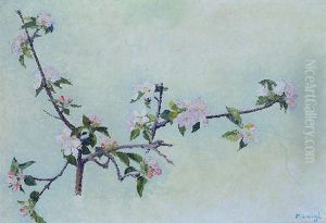 Branche De Pommier En Fleur by Achille Lauge