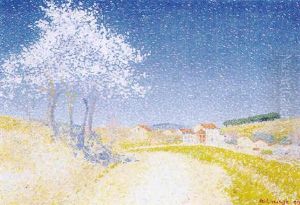 Arbres En Fleurs by Achille Lauge