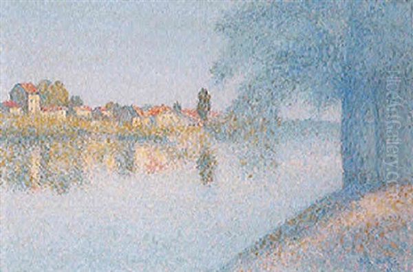 Village Aux Abords D'un Cours D'eau - view 1