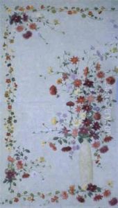 Fleurs Dans Un Vase by Achille Lauge