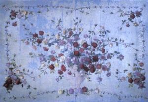 Rose Du Printemps (ceiling Panel)