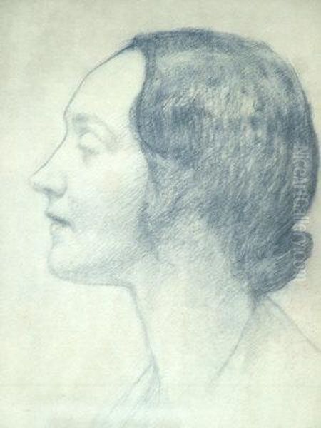 Carter, Head And Shoulders In Profile, Turned To The Right And Left Respectively - view 1
