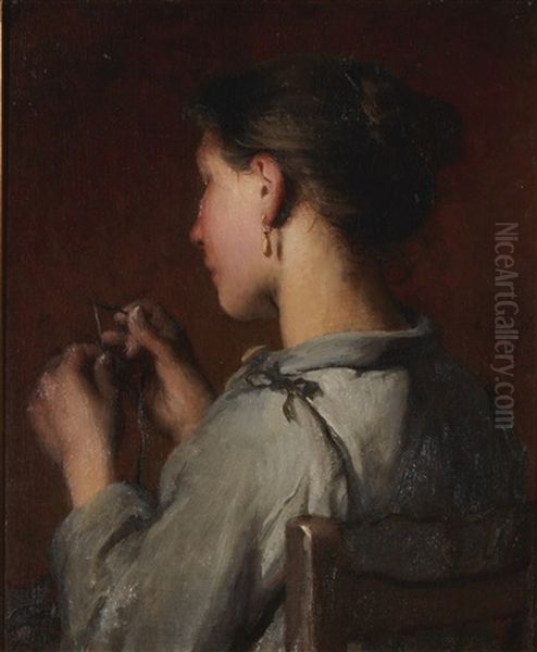 The Young Seamstress - view 1