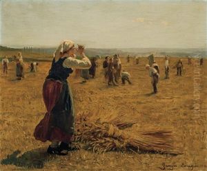 Woman In Wheat Field