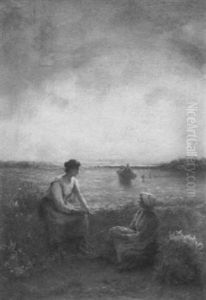 The End Of The Day's Work by Georges Laugee