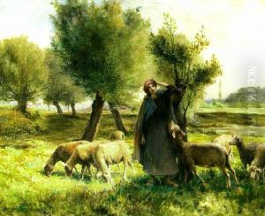Tending Her Flock Tending Her Flock