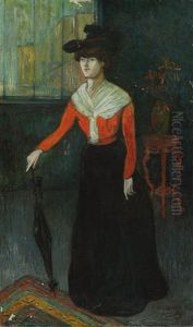 Jeune Femme A L'ombrelle