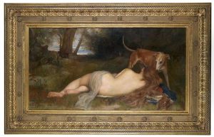 Diana, Gottin Der Jagd by Anton Laupheimer