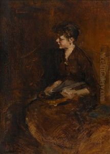 Magd In Der Kuche by Anton Laupheimer
