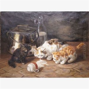 Les Chatons A La Tasse Renversee by Marie Yvonne Laur