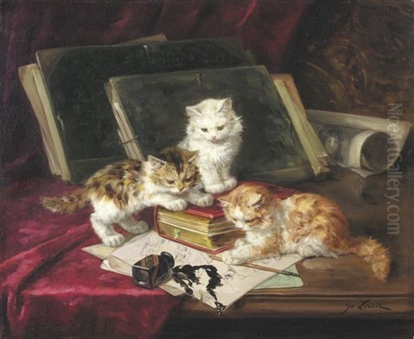 Jeux De Chatons Sur Un Tableau - view 1