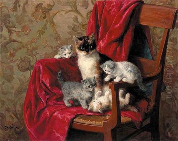 Une Chatte Et Ses Chatons - view 1