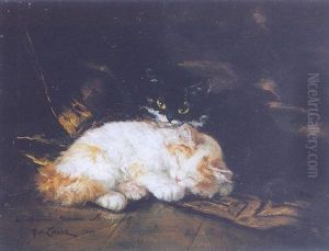Les Deux Chatons by Marie Yvonne Laur