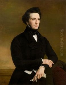 Portrait D'homme Aux Gants Blanc